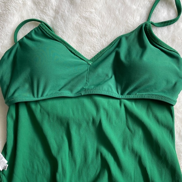 Aerie Green Tank 2 Piece Bikini Tankini. Size Small. New Without Tags - Picture 5 of 9